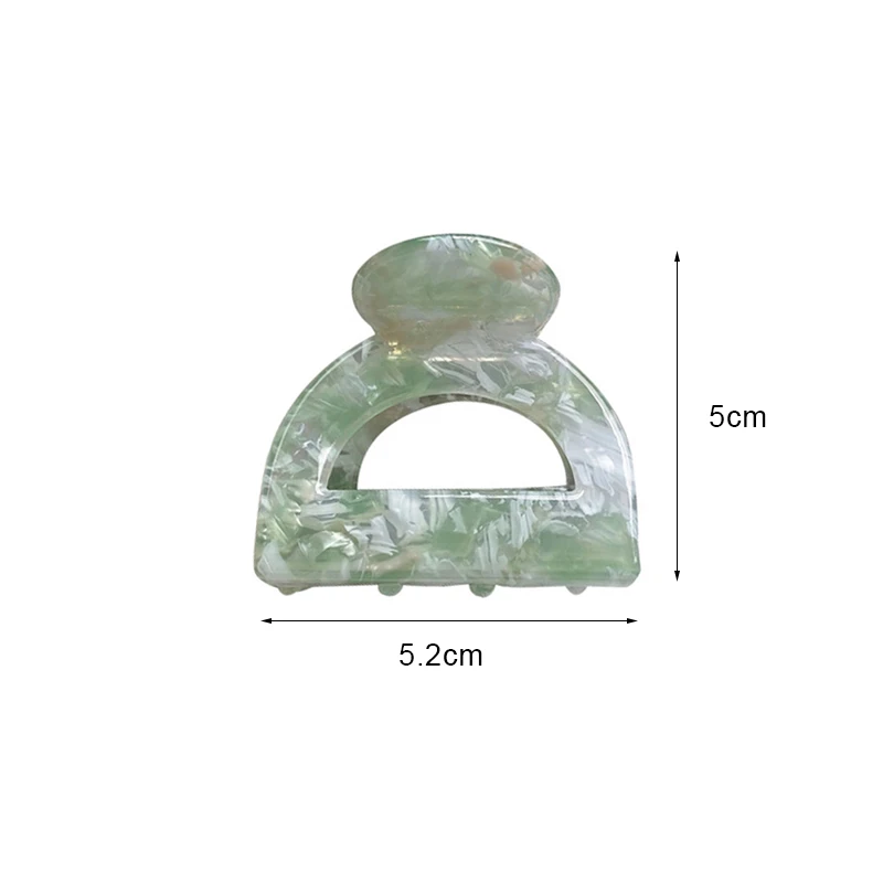 2021 New Hair Barrette Clamp Multicolor Acrylic Hollow Semicircular Ponytail Grab Girls Hair Clip Hair Styling Accessories
2021 New Hair Barrette Clamp Multicolor Acrylic Hollow Semicircular Ponytail Grab Girls Hair Clip Hair Styling Accessories
