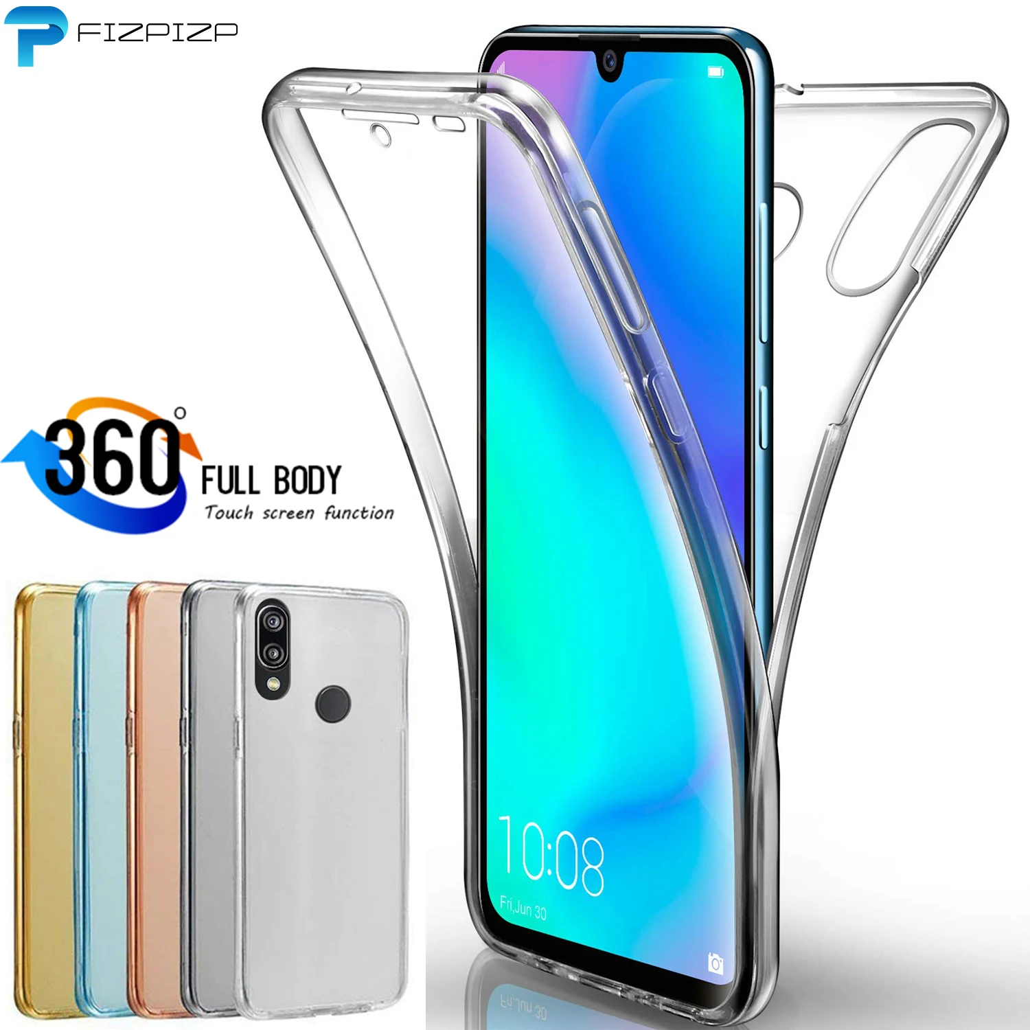 360 градусов передний + задний чехол для Huawei P30 Lite P20 Pro Mate 20 10 P Smart 2019 P10 Plus Honor 10i Y6 Y7 Prime