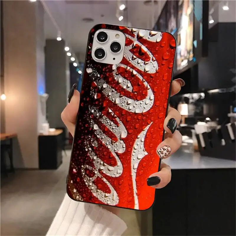 Телефонный чехол Drink cola для iphone 12 11 Pro Max Mini XS 8 7 6 6S Plus X 5S SE 2020 XR | Мобильные телефоны и