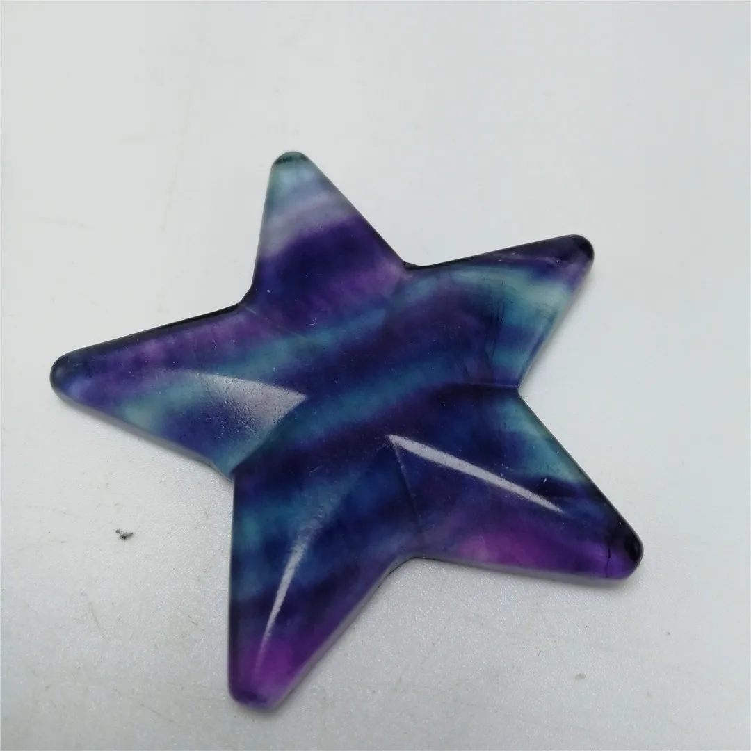 50mm Natural crystal color fluorite star pendant accessories DIY Hand made material Healing Gifts
50mm Natural crystal color fluorite star pendant accessories DIY Hand made material Healing Gifts