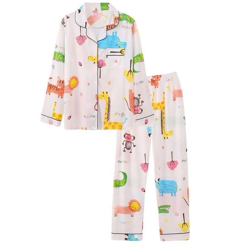 SLPBELY Women Cartoon Pajamas Homesuit Set Spring Cute Casual Two Piece Long Sleeves+Pants Lovely Pyjamas Homewear Loungewear
SLPBELY Women Cartoon Pajamas Homesuit Set Spring Cute Casual Two Piece Long Sleeves+Pants Lovely Pyjamas Homewear Loungewear