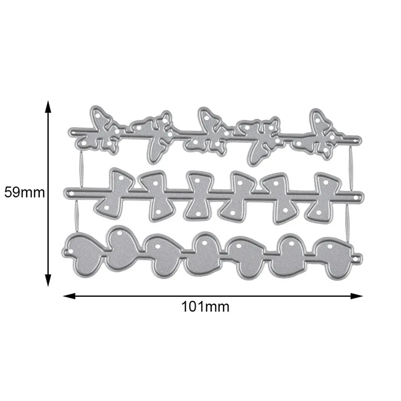 YaMinSanNiO Butterfly Heart Bow-knot Branch Metal Steel Cutting Dies Stencil for DIY Scrapbooking Paper Cards Embossing Die Cuts
YaMinSanNiO Butterfly Heart Bow-knot Branch Metal Steel Cutting Dies Stencil for DIY Scrapbooking Paper Cards Embossing Die Cuts