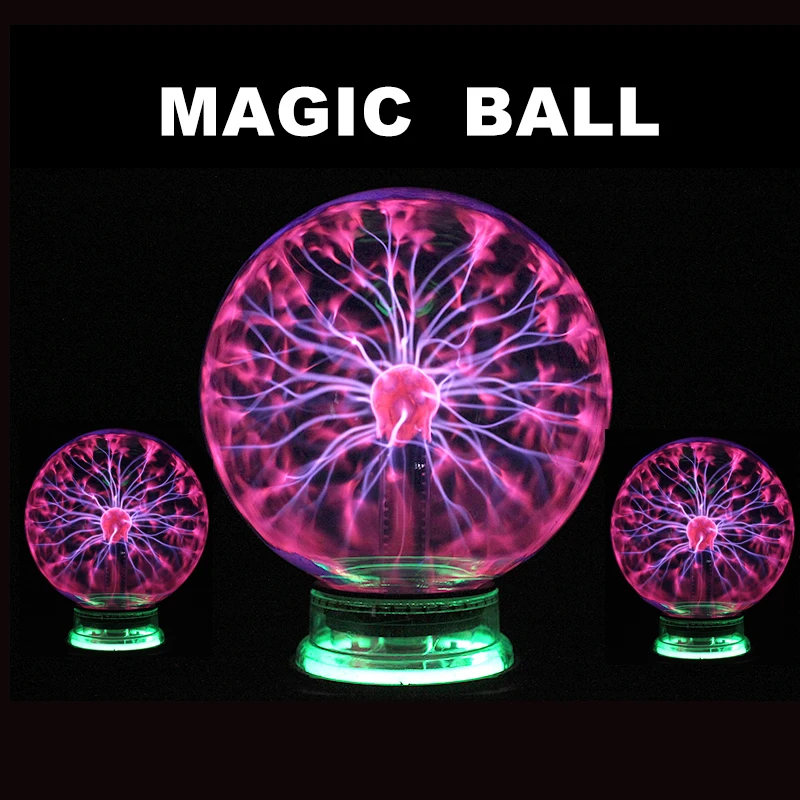 New Novelty Plasma Ball Light 3 Inch Night Light Christmas Kids Gift Glass Plasma Lamp Party Decor Table Lights
New Novelty Plasma Ball Light 3 Inch Night Light Christmas Kids Gift Glass Plasma Lamp Party Decor Table Lights