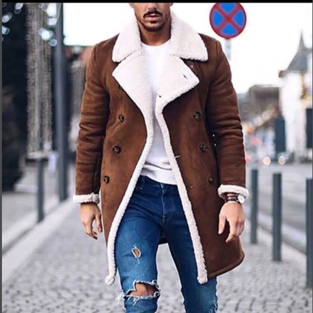2019 Winter Men's Wool Jacket Warm Winter Trench Long Outwear Button Smart Overcoat Coats Winter Jacket Abrigo Hombre
2019 Winter Men's Wool Jacket Warm Winter Trench Long Outwear Button Smart Overcoat Coats Winter Jacket Abrigo Hombre