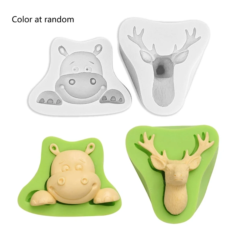 2Pcs 3D Christmas Hippo and Elk Mold Silicone Deer Epoxy Resin Casting Mold Kit A2UA
2Pcs 3D Christmas Hippo and Elk Mold Silicone Deer Epoxy Resin Casting Mold Kit A2UA
