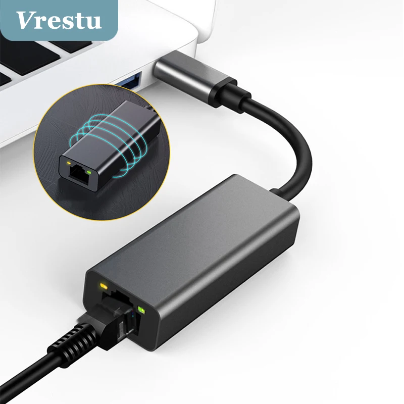 USB Type C to Gigabit 1000Mbps Ethernet Adapter LAN Internet Card Connector for Macbook Laptop Notebooks Samsung Galaxy Xiaomi 9
USB Type C to Gigabit 1000Mbps Ethernet Adapter LAN Internet Card Connector for Macbook Laptop Notebooks Samsung Galaxy Xiaomi 9