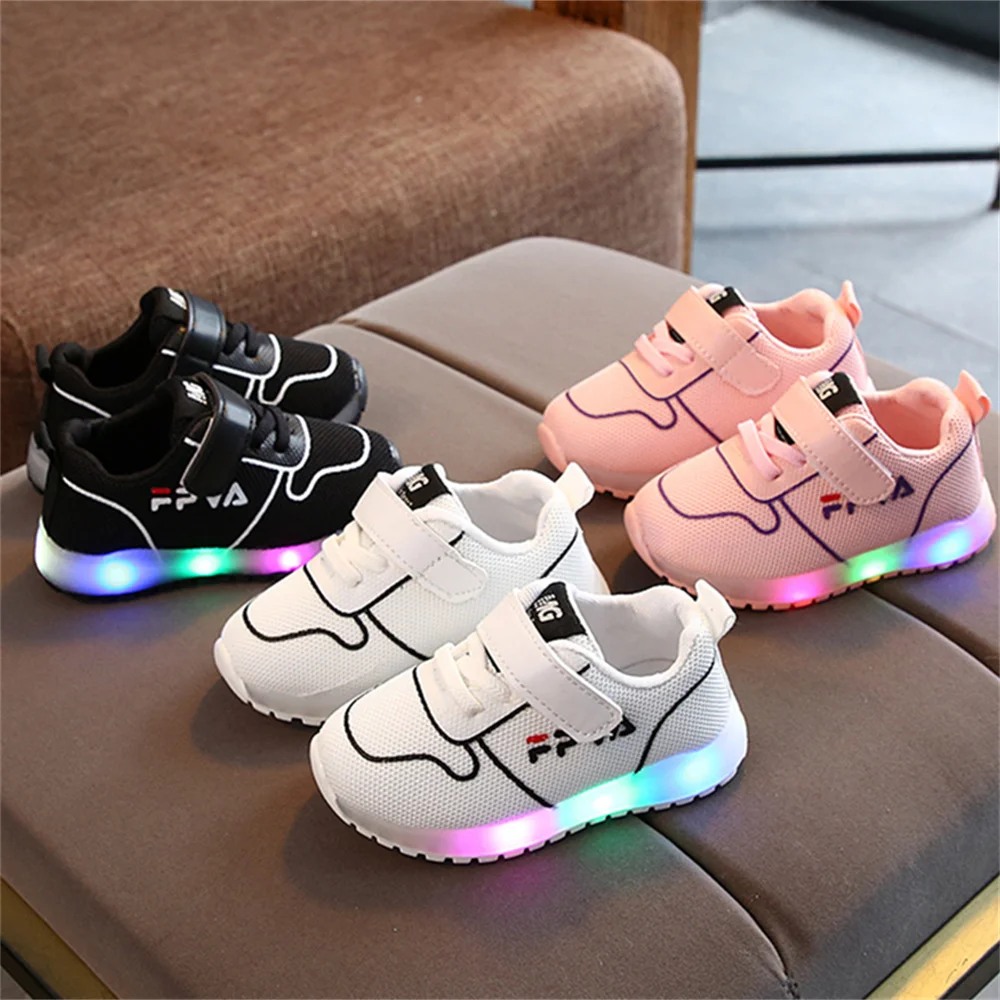 Новинка 2022, Весенняя модная детская светящаяся обувь со светодиодной подсветильник кой, мягкие кроссовки для бега для мальчиков и девочек, ...
Новинка 2022, Весенняя модная детская светящаяся обувь со светодиодной подсветильник кой, мягкие кроссовки для бега для мальчиков и девочек, ...