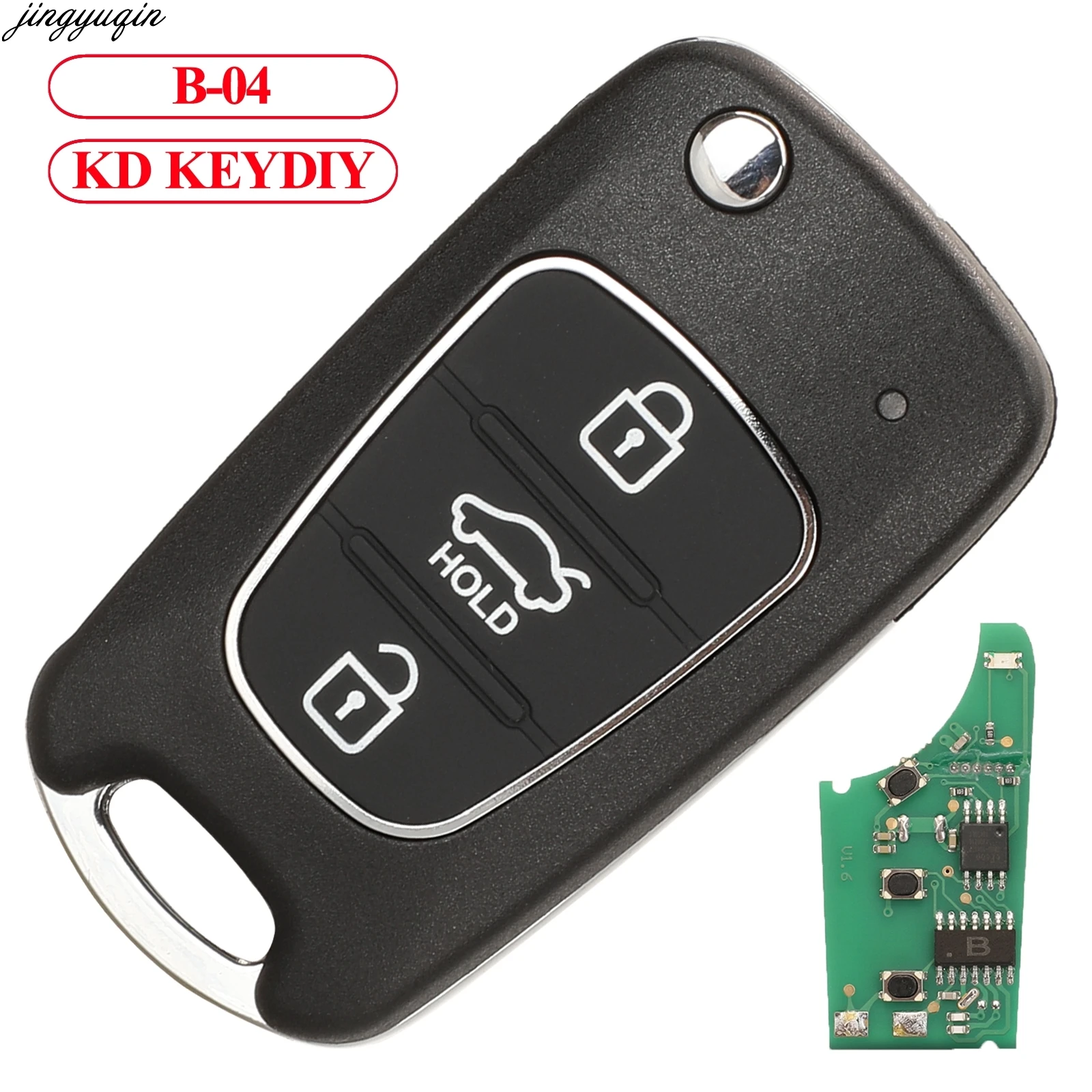 Jingyuqin 5pcs B-Series B-04 Flip Remote KEYDIY KD Car Key For KD900/URG200/KD MINI/KD-X2 Master Universal Multi-Functional 3BTN
Jingyuqin 5pcs B-Series B-04 Flip Remote KEYDIY KD Car Key For KD900/URG200/KD MINI/KD-X2 Master Universal Multi-Functional 3BTN