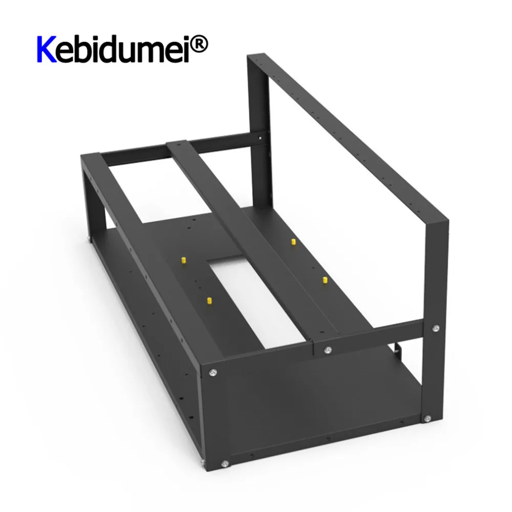 KEBIDU 8 GPU Open-pit Mining Machine Frame Case Mining Coin Ring Support Bracket Case Frame Transfer Mining Rack
KEBIDU 8 GPU Open-pit Mining Machine Frame Case Mining Coin Ring Support Bracket Case Frame Transfer Mining Rack