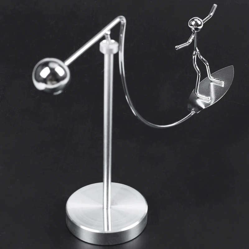 Table Toys, Finger Toys, Stainless Steel Finger Balance Toys, Newton Cradle Weights Mold Metal Craft Surfing Villain Art Swing D
Table Toys, Finger Toys, Stainless Steel Finger Balance Toys, Newton Cradle Weights Mold Metal Craft Surfing Villain Art Swing D