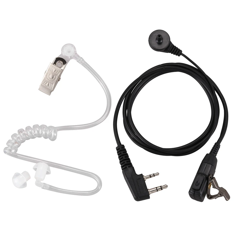 2 Pin PTT MIC Headset Covert Acoustic Tube In-ear Earpiece For Kenwood TYT Baofeng UV-5R BF-888S CB Radio Accessories 
2 Pin PTT MIC Headset Covert Acoustic Tube In-ear Earpiece For Kenwood TYT Baofeng UV-5R BF-888S CB Radio Accessories