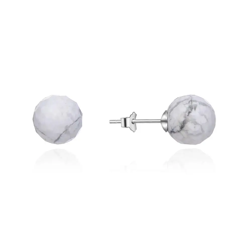 

Серьги-гвоздики Beritafon, из серебра 925 пробы, с белыми драгоценными камнями, для женщин и девочек