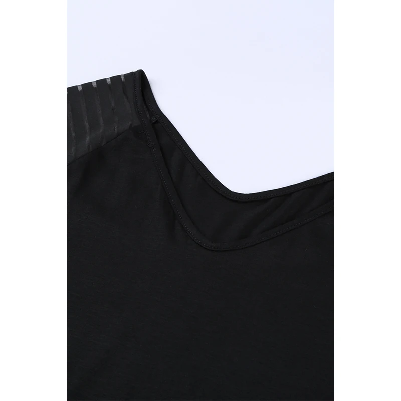 2020 Harajuku Black Sheer Stripe V Neck Hollow Out Top Plus Size Woman Tshirts Mujer Camisetas Vetement Femme Clothing 2XL
2020 Harajuku Black Sheer Stripe V Neck Hollow Out Top Plus Size Woman Tshirts Mujer Camisetas Vetement Femme Clothing 2XL