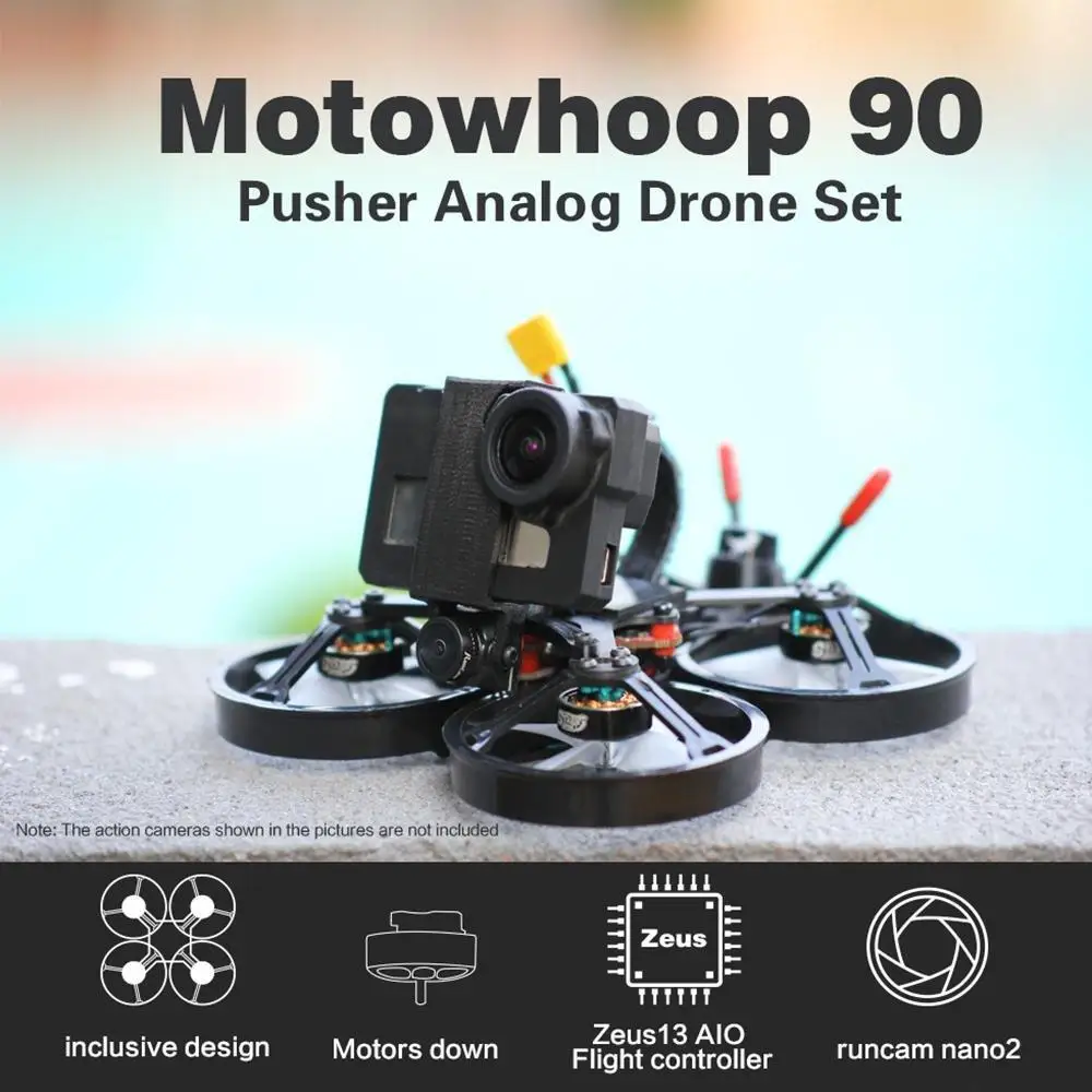 HGLRC Motowhoop 90 мм толкатель Zeus 13 AIO F722 Zeus Nano VTX 350 мВт RunCam Nano 2 1303,5 4500KV 4S 2-дюймовый FPV гоночный кинематографический Дрон
HGLRC Motowhoop 90 мм толкатель Zeus 13 AIO F722 Zeus Nano VTX 350 мВт RunCam Nano 2 1303,5 4500KV 4S 2-дюймовый FPV гоночный кинематографический Дрон
