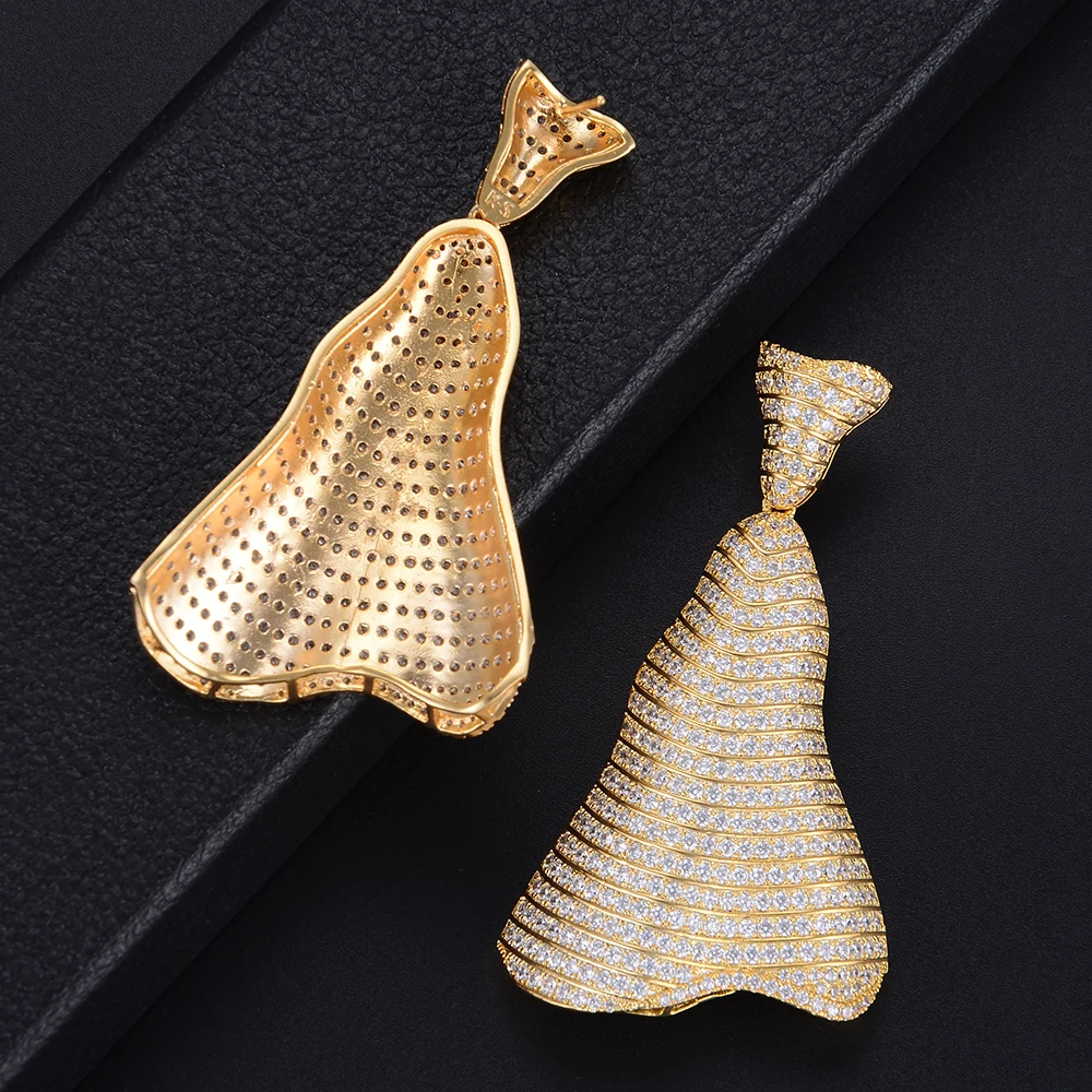 63mm Fashion Bicolors Geometry Irregular Pendant Full Cubic Zirconia Long Dangle Earings Women Wedding Bridal Jewelry
63mm Fashion Bicolors Geometry Irregular Pendant Full Cubic Zirconia Long Dangle Earings Women Wedding Bridal Jewelry