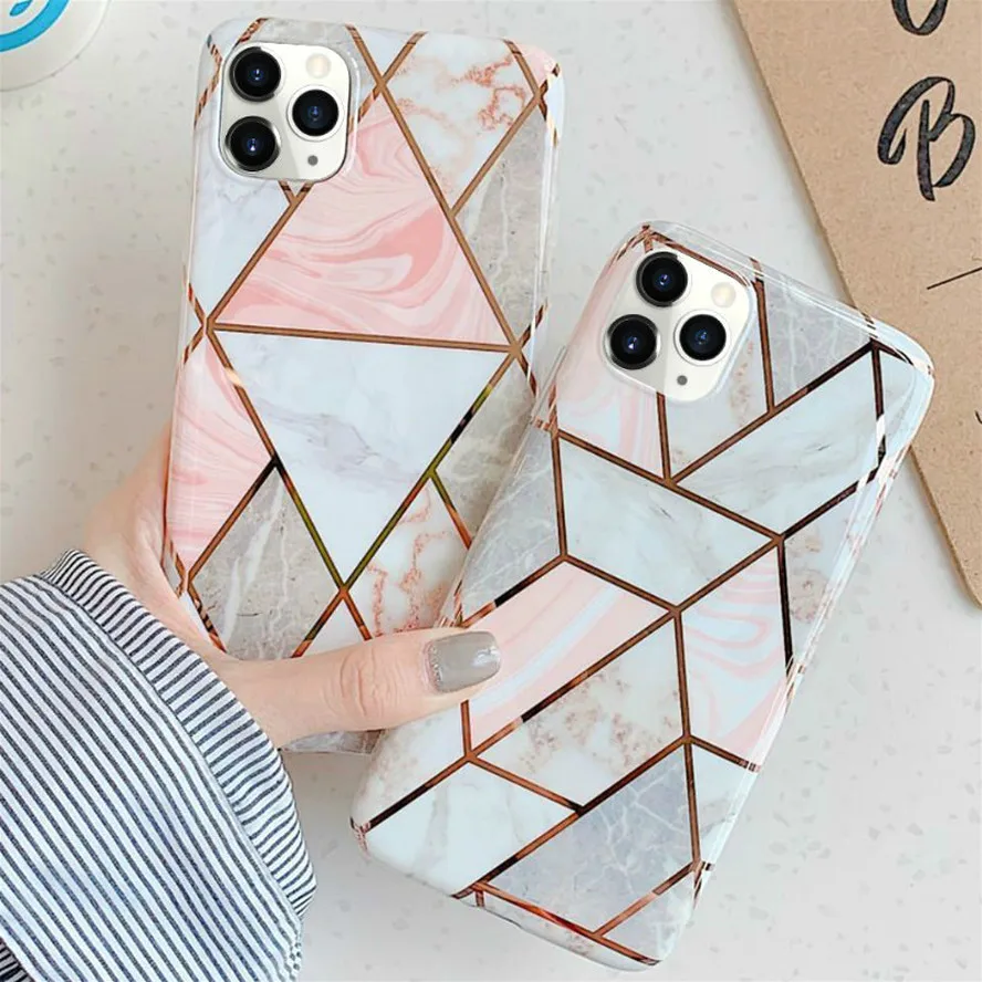 Artistic Geometric Marble Case for Apple IPhone 11 Pro Max X XR XS 7 8 Plus 6 6S SE 2020 12mini Glossy Soft Rubber Cover Coque
Artistic Geometric Marble Case for Apple IPhone 11 Pro Max X XR XS 7 8 Plus 6 6S SE 2020 12mini Glossy Soft Rubber Cover Coque