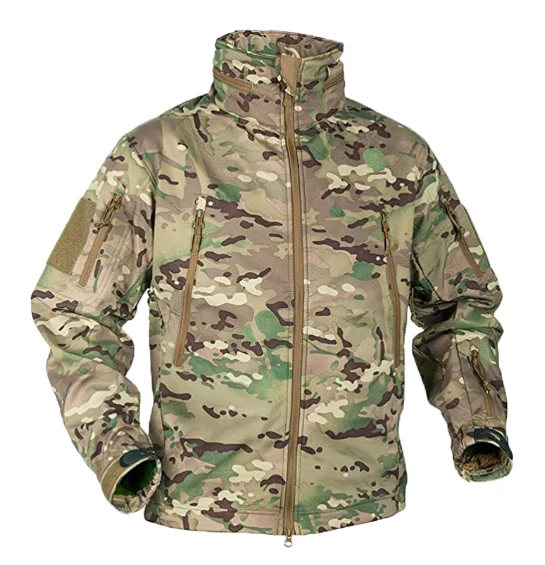 

Winter Military Fleece Jacket Men Soft shell Tactical Waterproof Army Camouflage Coat Airsoft Clothing Multicam Windbreakers