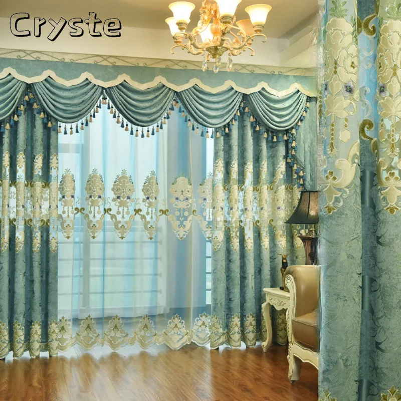 Chenille Large Leaf Jacquard Curtain Finished Custom Curtains for Living Dining Room Bedroom
Chenille Large Leaf Jacquard Curtain Finished Custom Curtains for Living Dining Room Bedroom