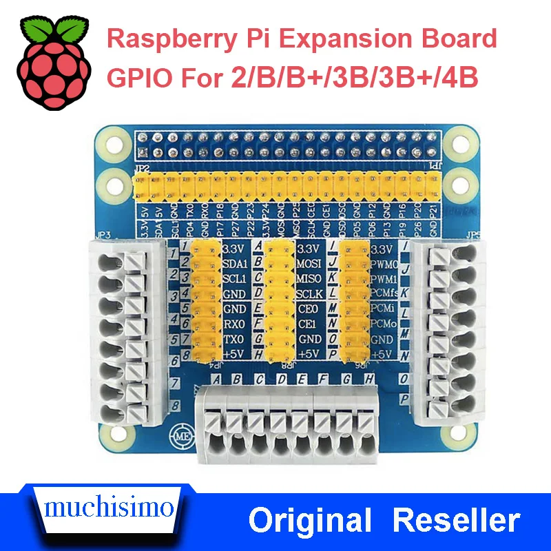 Фото Плата расширения Raspberry Pi 4B GPIO PI 2 3 3B B + с винтами|Аксессуары для - купить