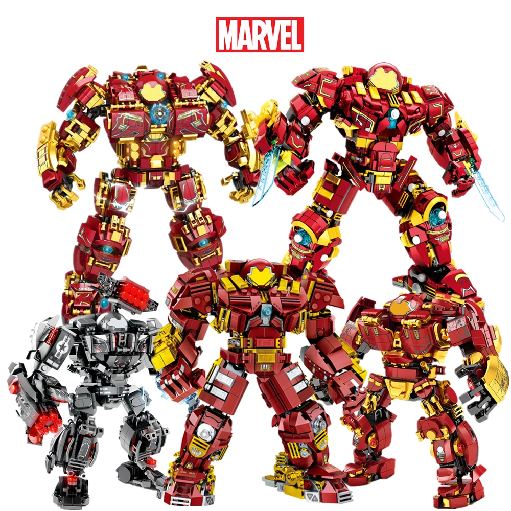 Marvel Avengers Iron Man MK44 Ironman Hulkbuster Hulk Superheroes Mecha Armor Robot Figures Ideas Building Brick Block Gift Toy
Marvel Avengers Iron Man MK44 Ironman Hulkbuster Hulk Superheroes Mecha Armor Robot Figures Ideas Building Brick Block Gift Toy