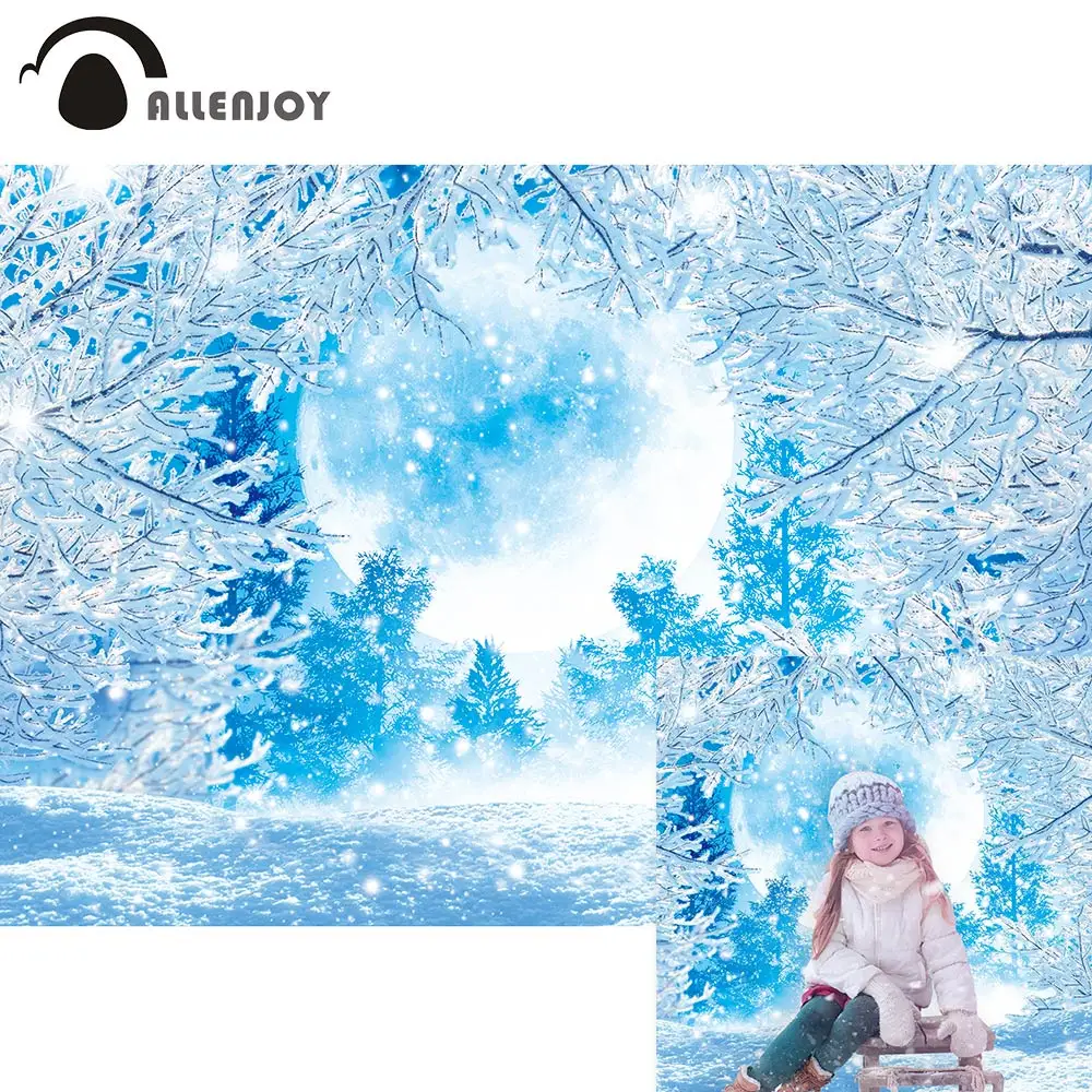 Allenjoy Winter Frozen Ice Snowy Forest Backdrop Moon Background Birthday Festival Party Supplies Decor Photobooth Banner Props
Allenjoy Winter Frozen Ice Snowy Forest Backdrop Moon Background Birthday Festival Party Supplies Decor Photobooth Banner Props