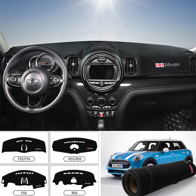 Car Dashboard Light-Proof Mat For BMW MINI ONE Cooper JCW R55 R56 R60 F54 F55 F56 F60 Countryman Interior Decoration Accessories
Car Dashboard Light-Proof Mat For BMW MINI ONE Cooper JCW R55 R56 R60 F54 F55 F56 F60 Countryman Interior Decoration Accessories