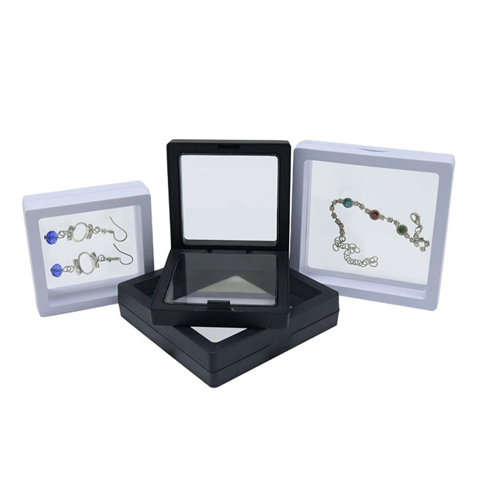 10pcs/set 3d Floating Display Case Stands Holder Suspension Storage For Pendant Necklace Bracelet Ring Coin Jewelry Pin
10pcs/set 3d Floating Display Case Stands Holder Suspension Storage For Pendant Necklace Bracelet Ring Coin Jewelry Pin
