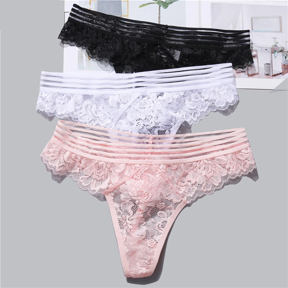 Lace G-String Sexy Women Thong Lace floral Panties Low-rise T-back Panty Fashion Organza Bikini Underwear Lady Lingerie
Lace G-String Sexy Women Thong Lace floral Panties Low-rise T-back Panty Fashion Organza Bikini Underwear Lady Lingerie