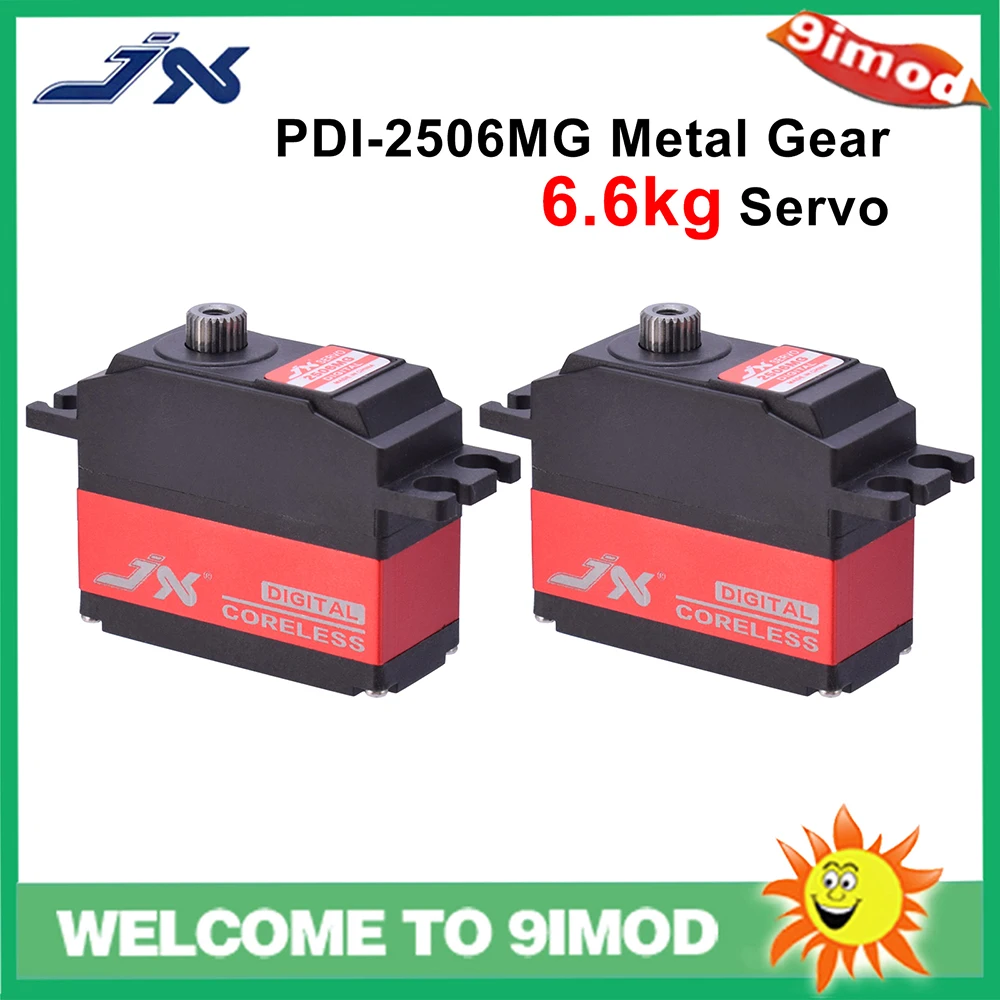 Горячая JX PDI-2506MG 6 кг металлическая Шестерни цифровой без сердечника Servo Для RC