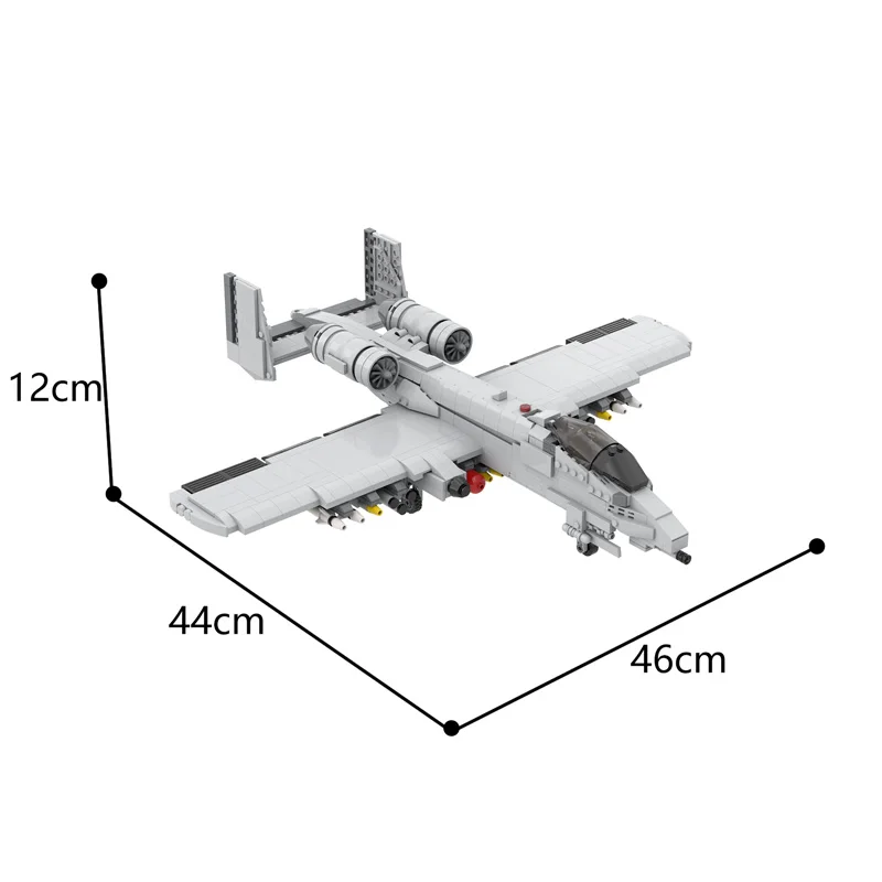 1211PCS MOC-12091 Fighter A-10 Aircraft Building Blocks Assemble DIY Educational Airplane Model Bricks Toys Children Boys Gifts
1211PCS MOC-12091 Fighter A-10 Aircraft Building Blocks Assemble DIY Educational Airplane Model Bricks Toys Children Boys Gifts