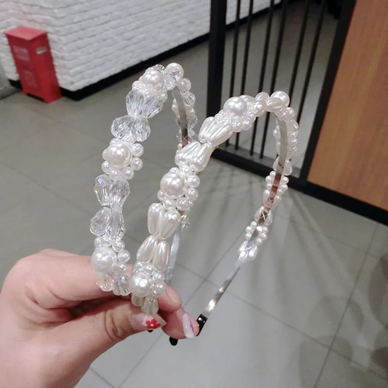 Fairy Crystal Pearl Headbands Korea Hair Accessories Princess Party Dance Crown Hairbands Girls Headwear Headdress
Fairy Crystal Pearl Headbands Korea Hair Accessories Princess Party Dance Crown Hairbands Girls Headwear Headdress