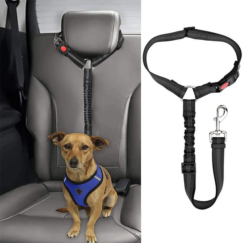 1PC Dog Cat Safety Seat Belt Strap Car Headrest Restraint Adjustable Nylon Fabric Dog Restraints Vehicle Seatbelts Harness
1PC Dog Cat Safety Seat Belt Strap Car Headrest Restraint Adjustable Nylon Fabric Dog Restraints Vehicle Seatbelts Harness