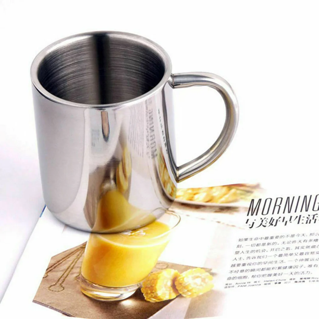230ml Water Cup Double Wall Stainless Steel Coffee Mug With Handle Kids Travel Tea Mugs Outdoor Camping Climb Portable Water Cup
230ml Water Cup Double Wall Stainless Steel Coffee Mug With Handle Kids Travel Tea Mugs Outdoor Camping Climb Portable Water Cup