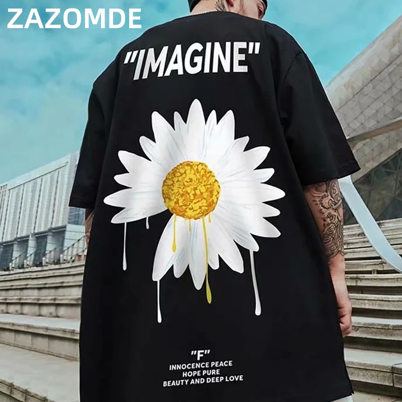 Хлопковая футболка ZAZOMDE в стиле хип-хоп, лето 2022, свободные футболки с круглым вырезом, футболки с цветами, хлопковая уличная футболка с коро...
Хлопковая футболка ZAZOMDE в стиле хип-хоп, лето 2022, свободные футболки с круглым вырезом, футболки с цветами, хлопковая уличная футболка с коро...