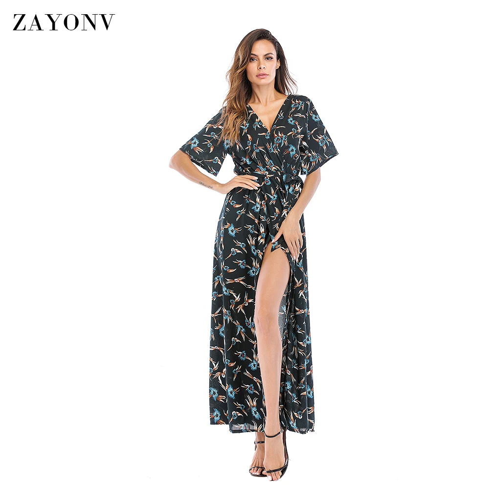 Women Summer Dress Floral Print Maxi Dresses Bohemian Hippie Beach Long Dress Women's Clothing
Women Summer Dress Floral Print Maxi Dresses Bohemian Hippie Beach Long Dress Women's Clothing