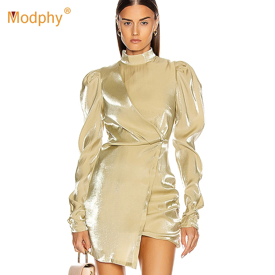Elegant Women Asymmetric Dress Celebrity Party Evening Sexy Shiny Long Sleeve Mini Dress Female Clothing 2020 autumn Fashion New
Elegant Women Asymmetric Dress Celebrity Party Evening Sexy Shiny Long Sleeve Mini Dress Female Clothing 2020 autumn Fashion New