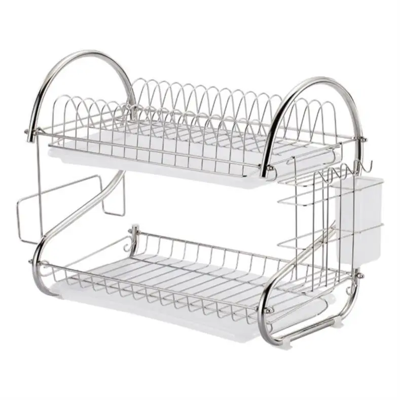 Dish Rack Drain Household Dishwashing Dishes Storage Rack Kitchen Rack Stainless Steel Color Control Water Dish Rack
Dish Rack Drain Household Dishwashing Dishes Storage Rack Kitchen Rack Stainless Steel Color Control Water Dish Rack