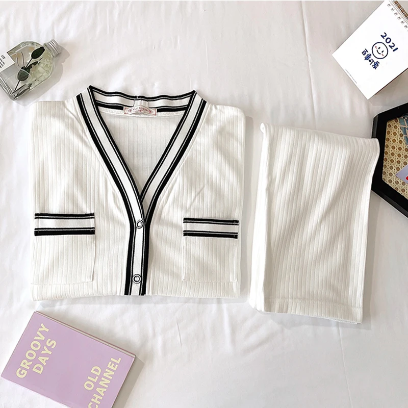 Spring Autumn White Cotton Maternity Nursing Sleepwear Sets Breast Feeding Pajamas Suits Clothes Pregnancy Home Lounge Wear 
Spring Autumn White Cotton Maternity Nursing Sleepwear Sets Breast Feeding Pajamas Suits Clothes Pregnancy Home Lounge Wear