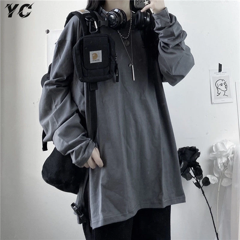 Harajuku 2021 Spring Long Sleeve T Shirt Women Unisex Solid Color 100%Cotton tshirt Korean Autumn High Quality T-Shirt Plus Size
Harajuku 2021 Spring Long Sleeve T Shirt Women Unisex Solid Color 100%Cotton tshirt Korean Autumn High Quality T-Shirt Plus Size