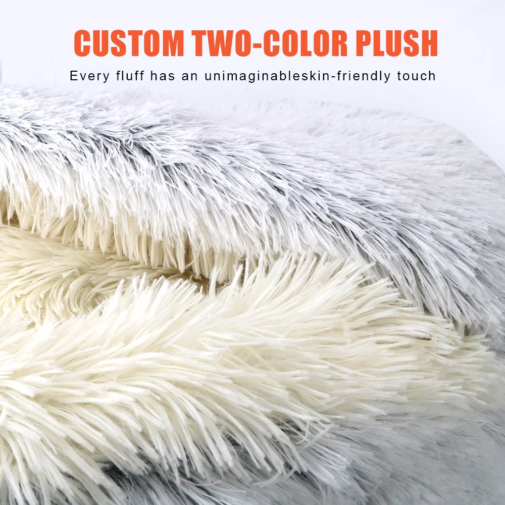 Semi-enclosed Cat Nest Pet Dog Cat Bed Anti-Slip Bottom Round Soft Long Plush Bed for Dogs Cats Nest Winter Warm Sleeping Bed
Semi-enclosed Cat Nest Pet Dog Cat Bed Anti-Slip Bottom Round Soft Long Plush Bed for Dogs Cats Nest Winter Warm Sleeping Bed