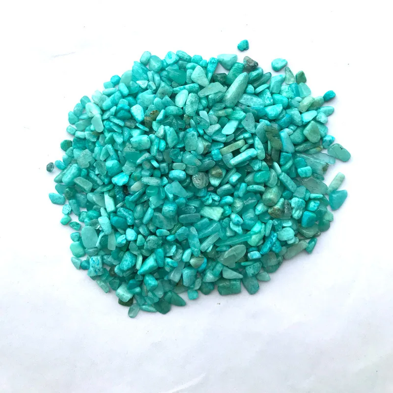 Drop Shipping 100g Rare Natural Amazonite Gravel Stone Reiki Healing Mineral Crystals Chip Stones and Crystals 
Drop Shipping 100g Rare Natural Amazonite Gravel Stone Reiki Healing Mineral Crystals Chip Stones and Crystals