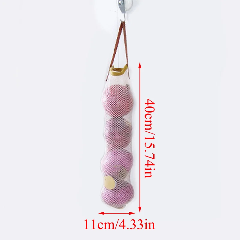 Kitchen Fruit Vegetables Storage Hanging Bag Reusable Grocery Produce Bags Mesh Storage Supplies Convenient Home Supplies
Kitchen Fruit Vegetables Storage Hanging Bag Reusable Grocery Produce Bags Mesh Storage Supplies Convenient Home Supplies