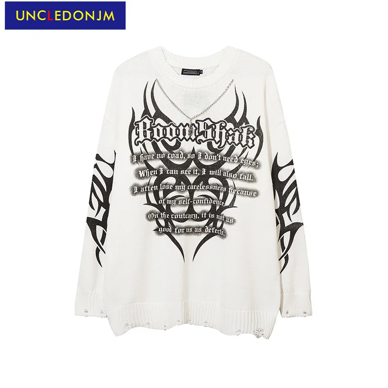 UNCLEDONJM 2021 autumn winter hip hop street vintage graphic knit sweater Korean Style Loose Couple Pullover Casual Top R5104
UNCLEDONJM 2021 autumn winter hip hop street vintage graphic knit sweater Korean Style Loose Couple Pullover Casual Top R5104