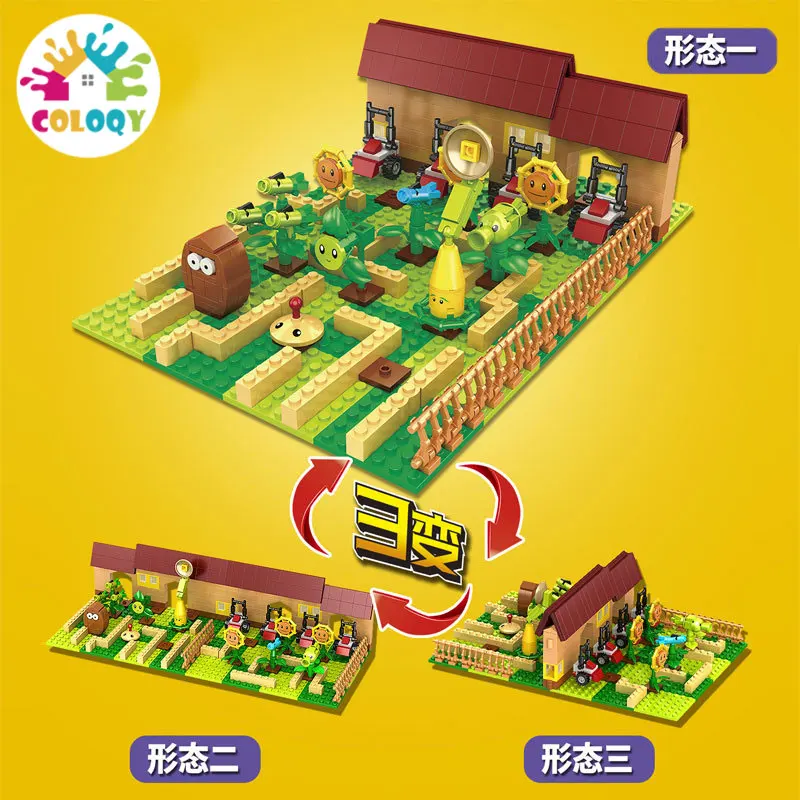 New Plant zombie building block children's intelligence building block toys maze Children's Birthday Gifts Christmas Gifts
New Plant zombie building block children's intelligence building block toys maze Children's Birthday Gifts Christmas Gifts