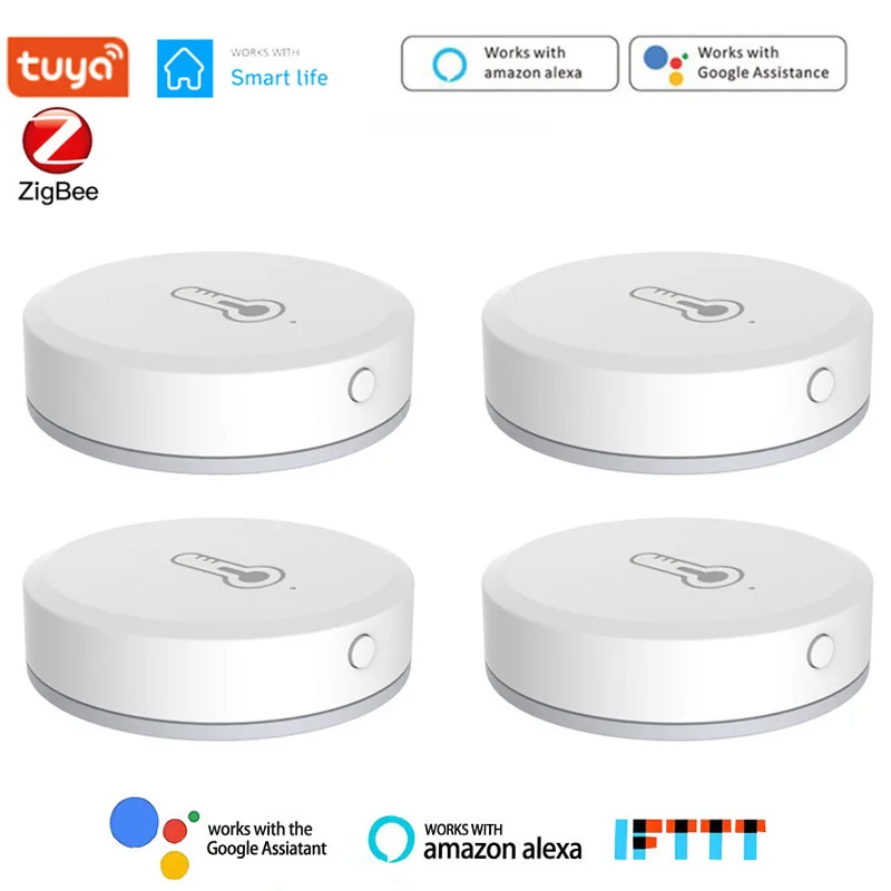 Датчик влажности и температуры Tuya Zigbee, домашний гигрометр-термометр с поддержкой Alexa Google Home, 4/1 шт.
Датчик влажности и температуры Tuya Zigbee, домашний гигрометр-термометр с поддержкой Alexa Google Home, 4/1 шт.