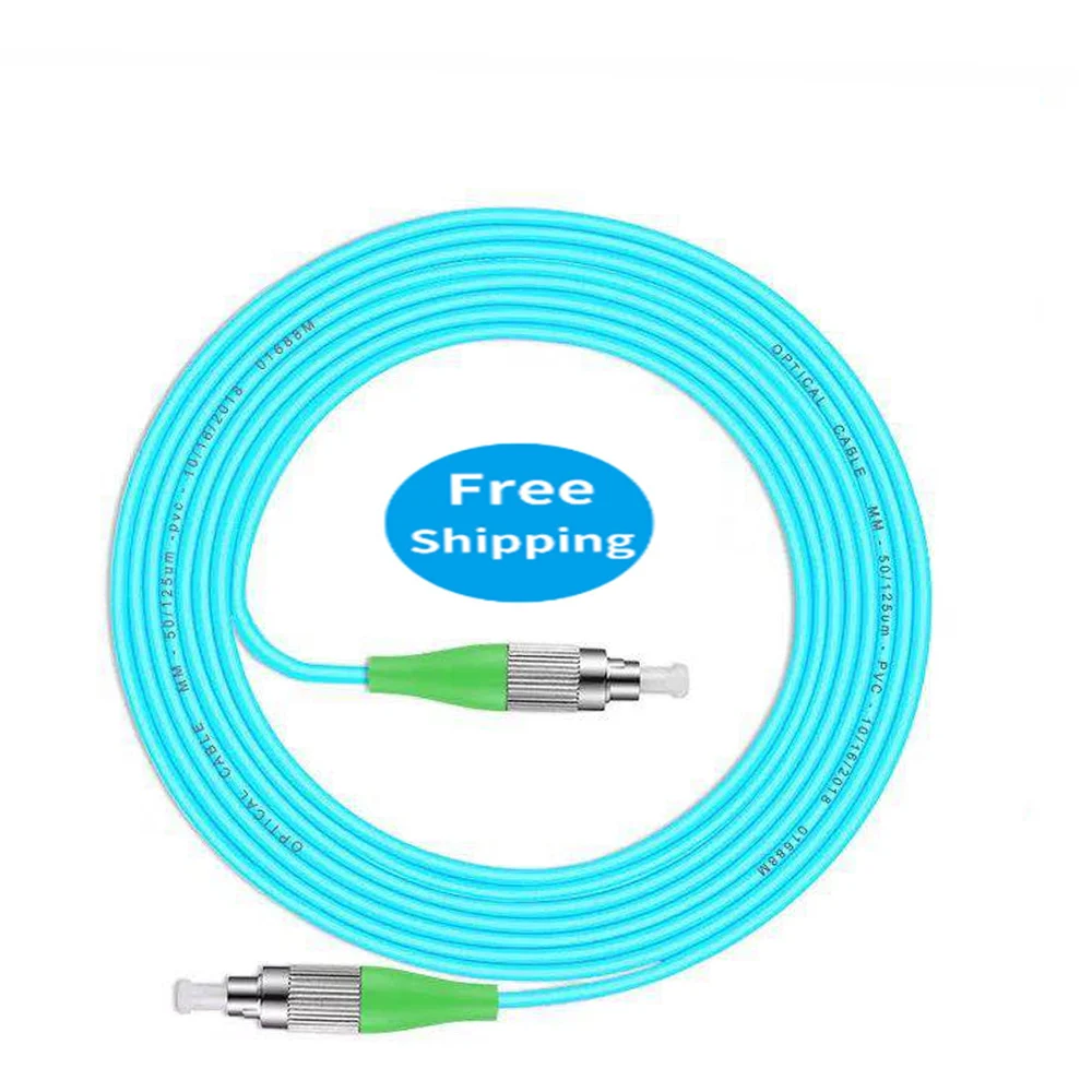 5PCS/lot FC/APC -FC/APC OM3 Fiber Optic Patch Cord 10G 50/125 Fiber Cable Multimode Simplex Optical Jumper Free Shipping
5PCS/lot FC/APC -FC/APC OM3 Fiber Optic Patch Cord 10G 50/125 Fiber Cable Multimode Simplex Optical Jumper Free Shipping
