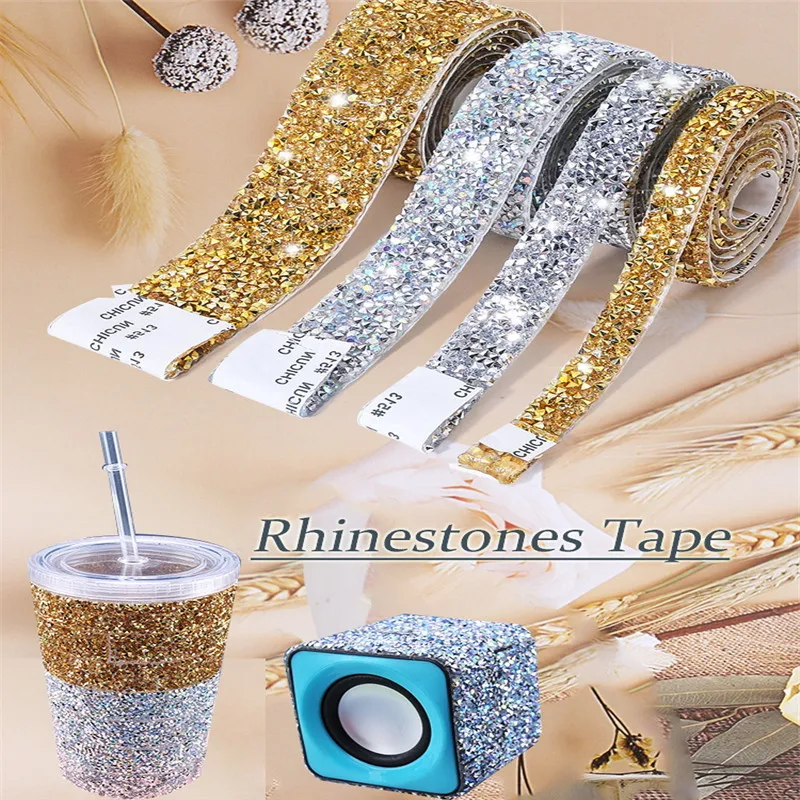 1 Yard Self-Adhesive Rhinestones Trim Glitter Strass Decorative Tape Handmade Rhinestones Chain For Accessories Decorations
1 Yard Self-Adhesive Rhinestones Trim Glitter Strass Decorative Tape Handmade Rhinestones Chain For Accessories Decorations