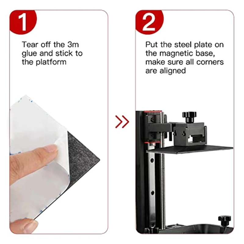 Resin Edition Magnetic Sheet 135mm x 80mm 3D Printer Resin Flex Plate Made from Stainless Steel Authentic Adhesive
Resin Edition Magnetic Sheet 135mm x 80mm 3D Printer Resin Flex Plate Made from Stainless Steel Authentic Adhesive