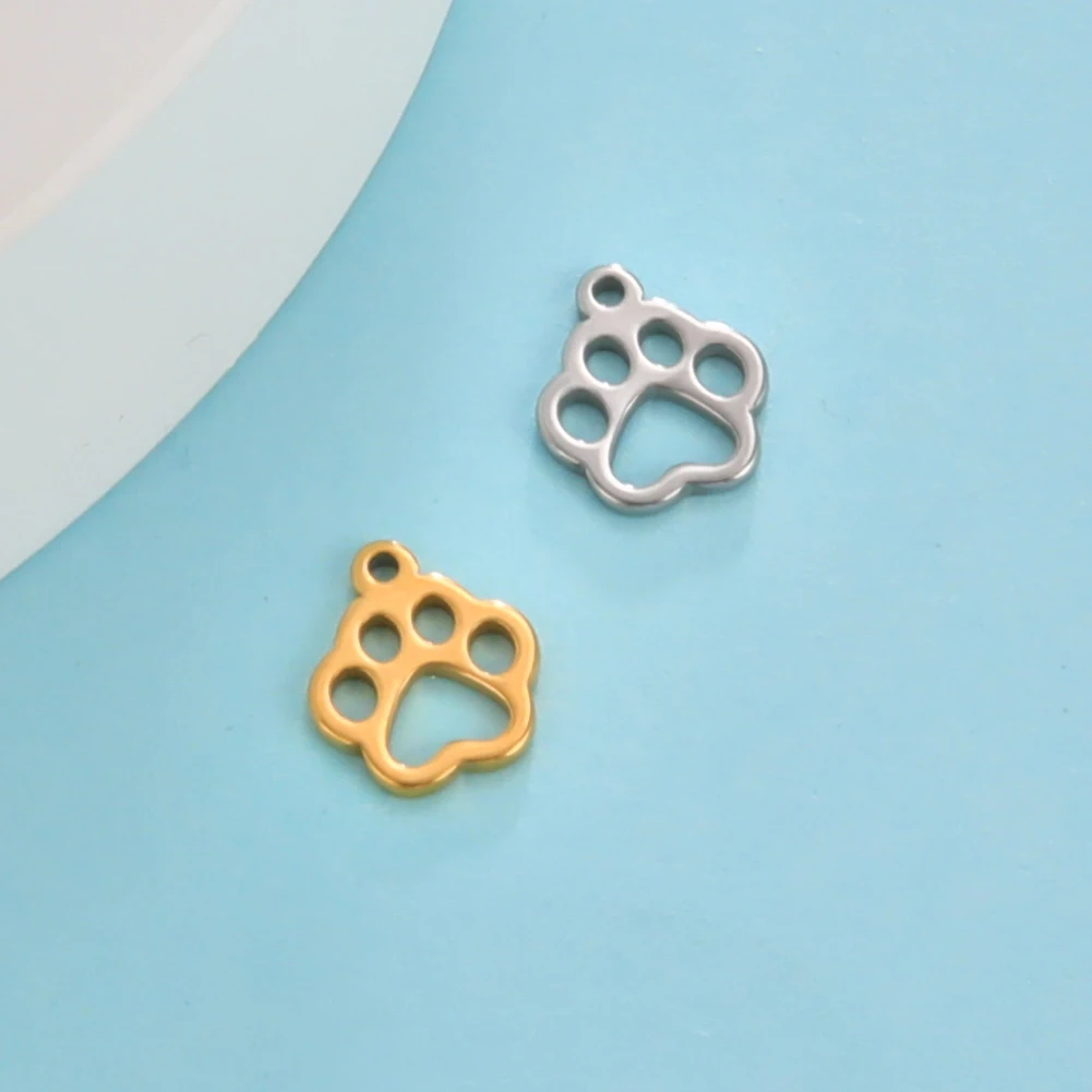 EUEAVAN 10pcs Dog Claw Small Charms Hollow Design Animals Stainless Stee DIY Jewelry Pendants For Hand Making Accessories Trendy
EUEAVAN 10pcs Dog Claw Small Charms Hollow Design Animals Stainless Stee DIY Jewelry Pendants For Hand Making Accessories Trendy