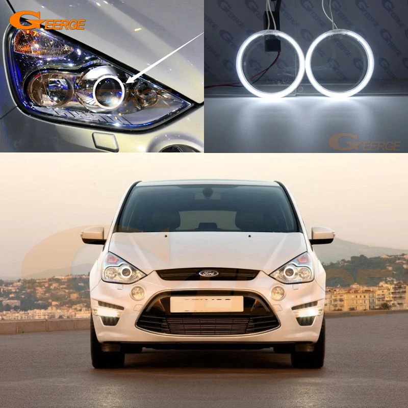 For Ford Galaxy MK3 S-Max 2006-2014 Xenon headlight Excellent Ultra bright CCFL angel eyes Halo Rings car Accessories
For Ford Galaxy MK3 S-Max 2006-2014 Xenon headlight Excellent Ultra bright CCFL angel eyes Halo Rings car Accessories